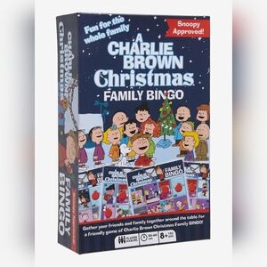 Peanuts A Charlie Brown Christmas Family Bingo Game